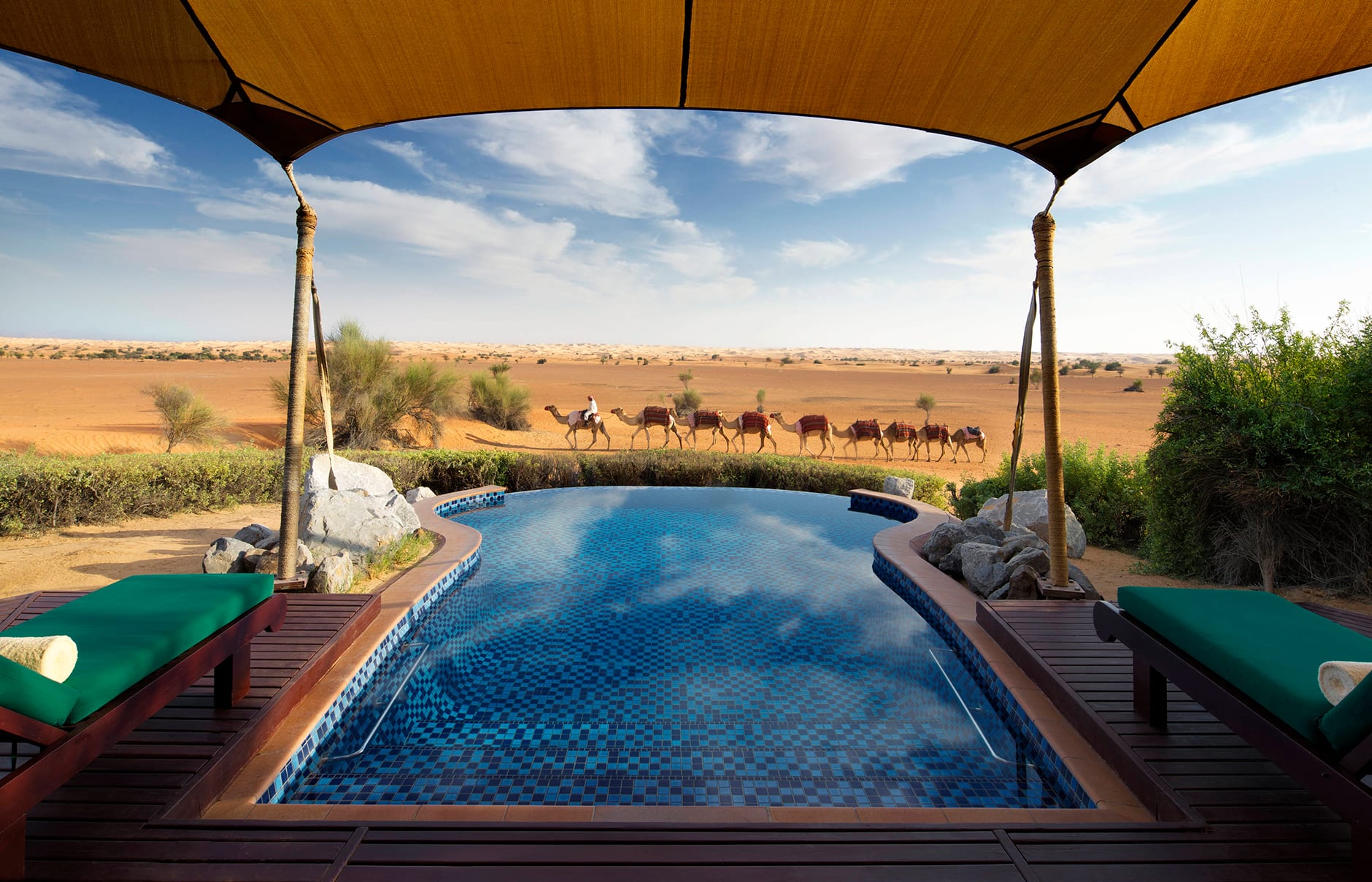 Al Maha, a Luxury Collection Desert Resort & Spa, Dubai, UAE. Review by TravelPlusStyle. Photo © Marriott International