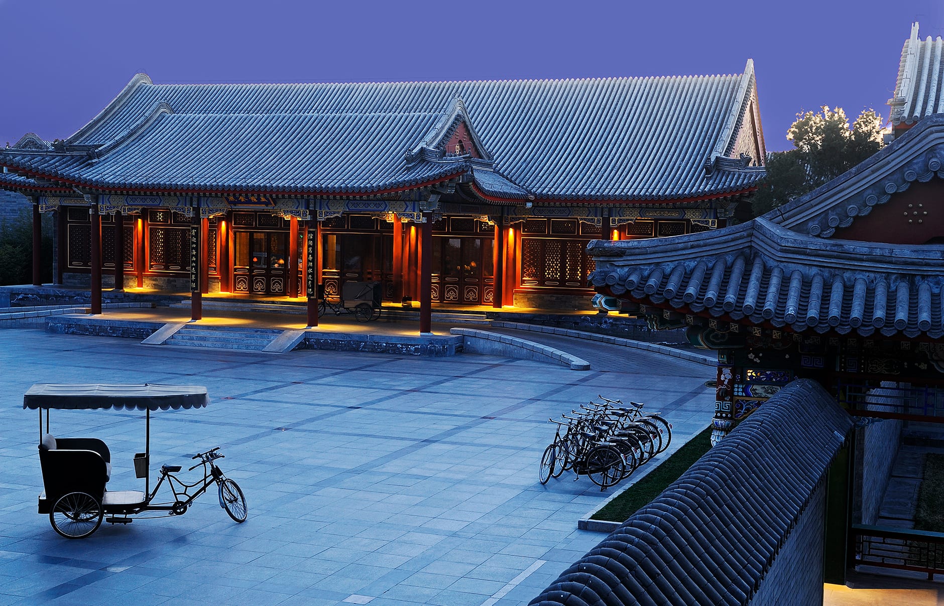 Arrival Pavilion. Aman at Summer Palace, Beijing, China. Luxury Hotel Review by TravelPlusStyle. Photo © Amanresorts