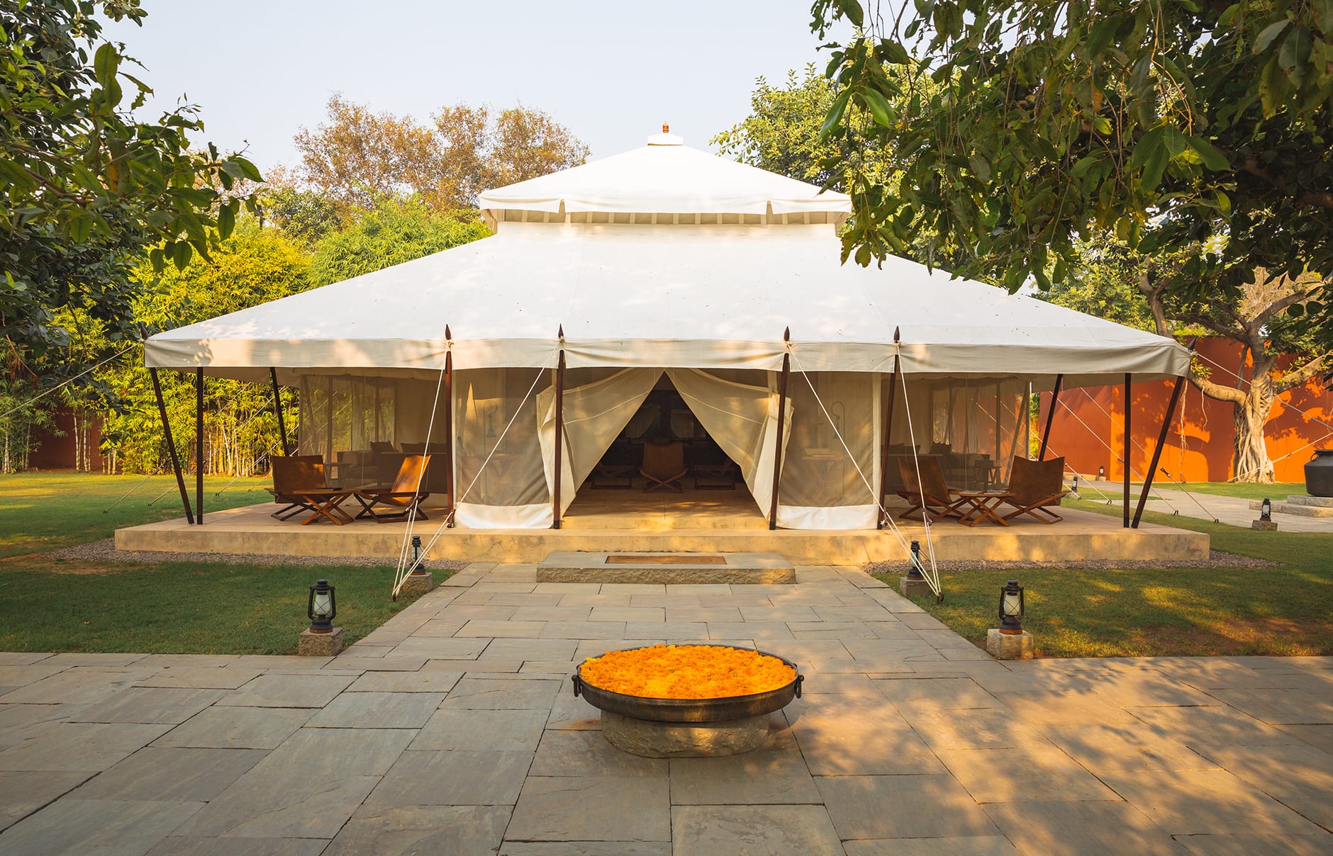 Aman-i-Khas, Ranthambhore, India. Luxury Hotel Review by TravelPlusStyle. Photo © Aman Resorts