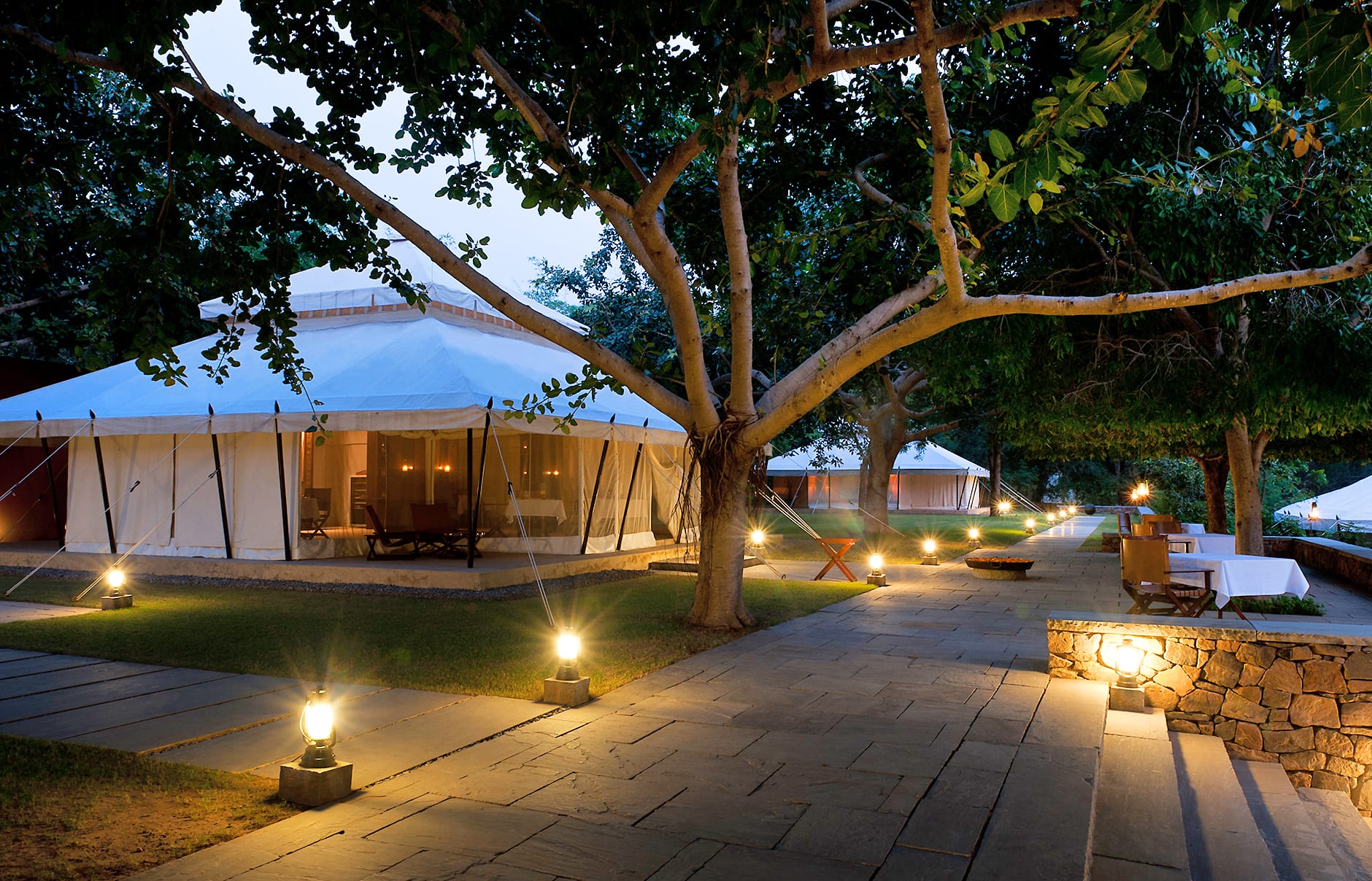 Aman-i-Khas, Ranthambhore, India. Luxury Hotel Review by TravelPlusStyle. Photo © Aman Resorts