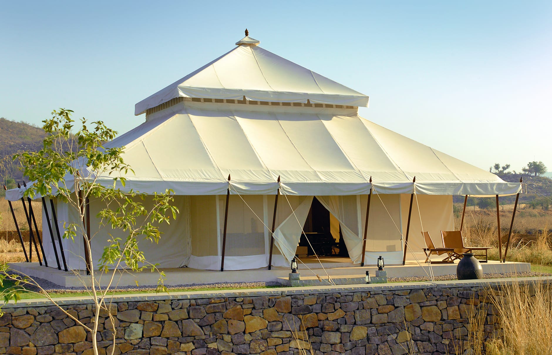 Aman-i-Khas, Ranthambhore, India. Luxury Hotel Review by TravelPlusStyle. Photo © Aman Resorts