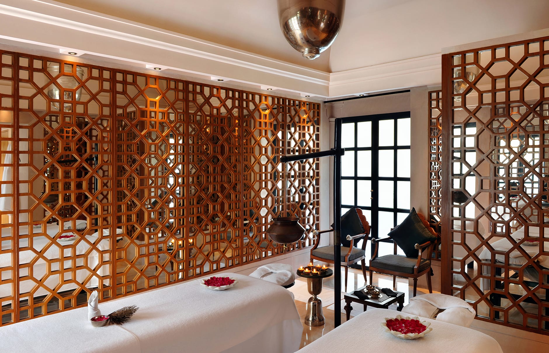 Spa Treatment Room. Amanbagh, Alwar, Rajasthan, India. Luxury Hotel Review by TravelPlusStyle. Photo © Aman Resorts