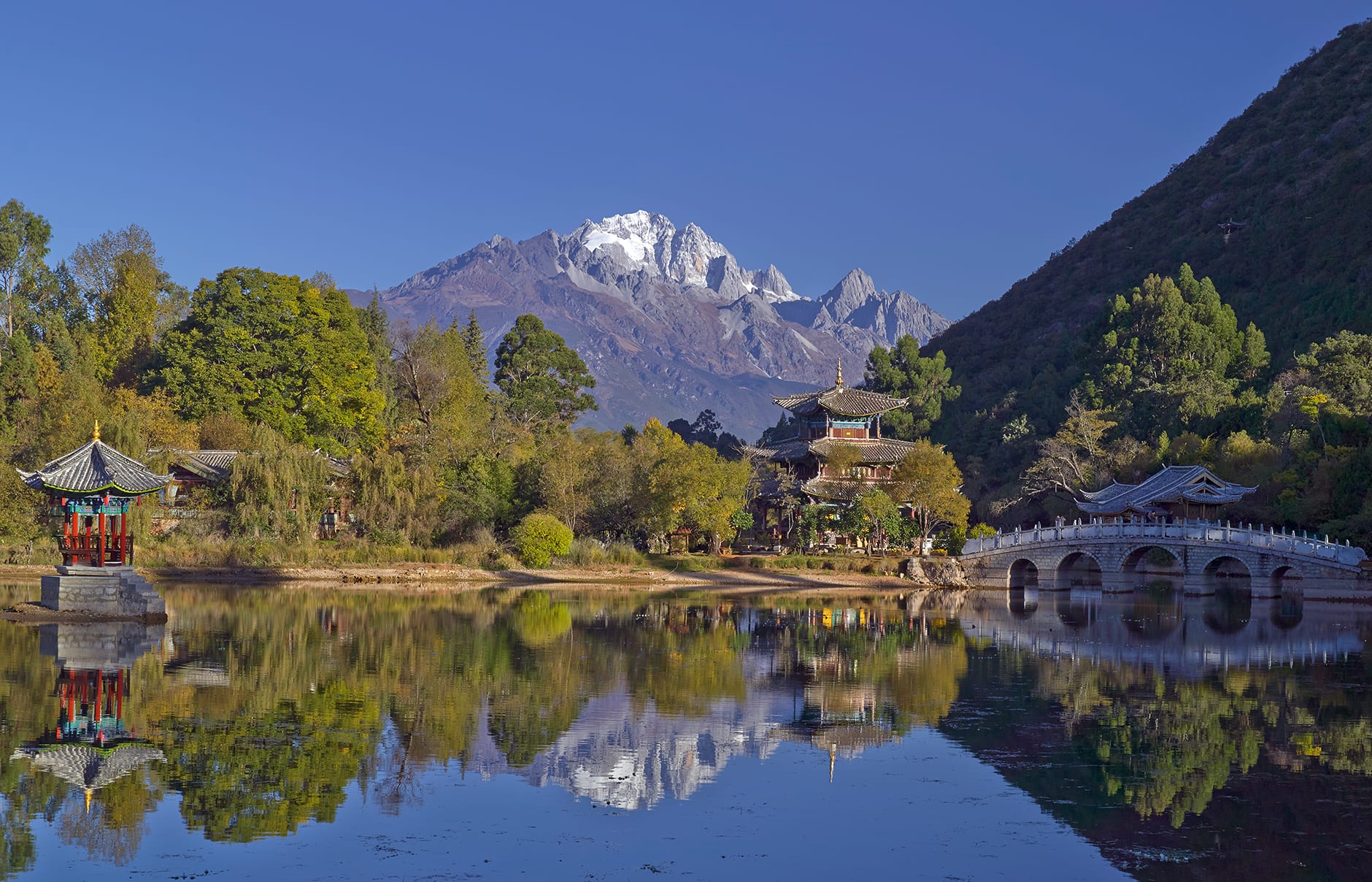 Lijiang_Black Dragon Lake. Amandayan, Lijiang, China. Luxury Hotel Review by TravelPlusStyle. Photo © Aman Resorts