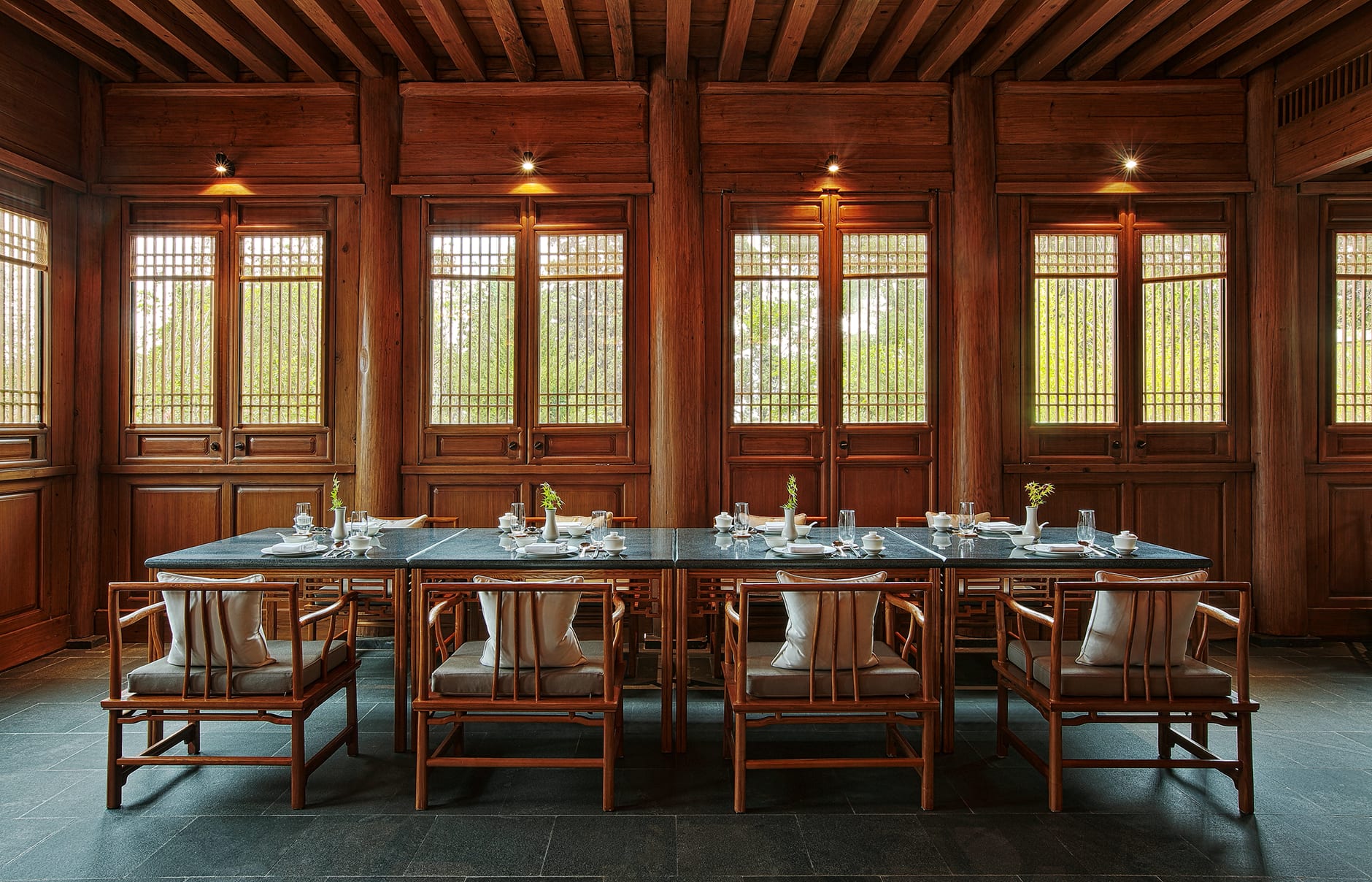 Amandayan - Chinese Restaurant. Amandayan, Lijiang, China. Luxury Hotel Review by TravelPlusStyle. Photo © Aman Resorts