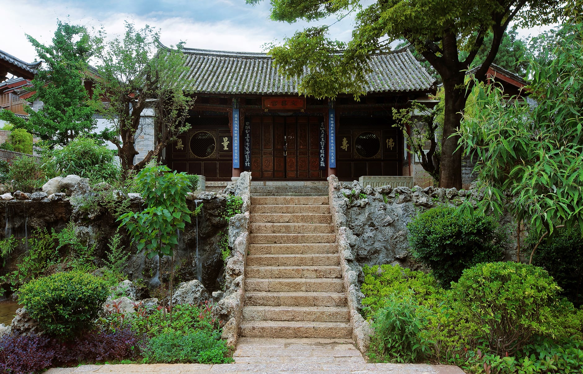 Amandayan - Wenchang Palace. Amandayan, Lijiang, China. Luxury Hotel Review by TravelPlusStyle. Photo © Aman Resorts