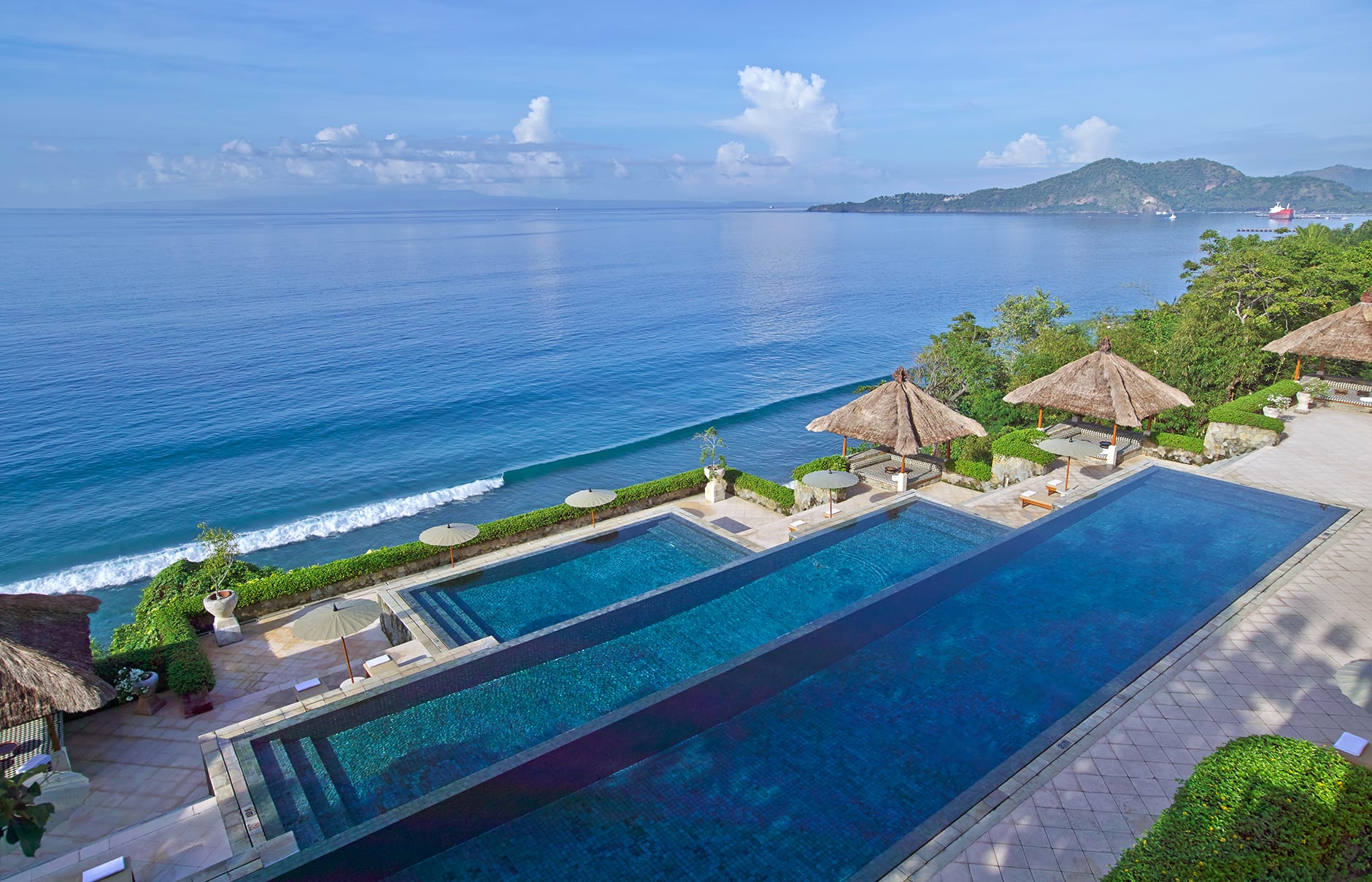 Amankila, Bali, Indonesia. Luxury Hotel Review by TravelPlusStyle. Photo © Aman Resorts