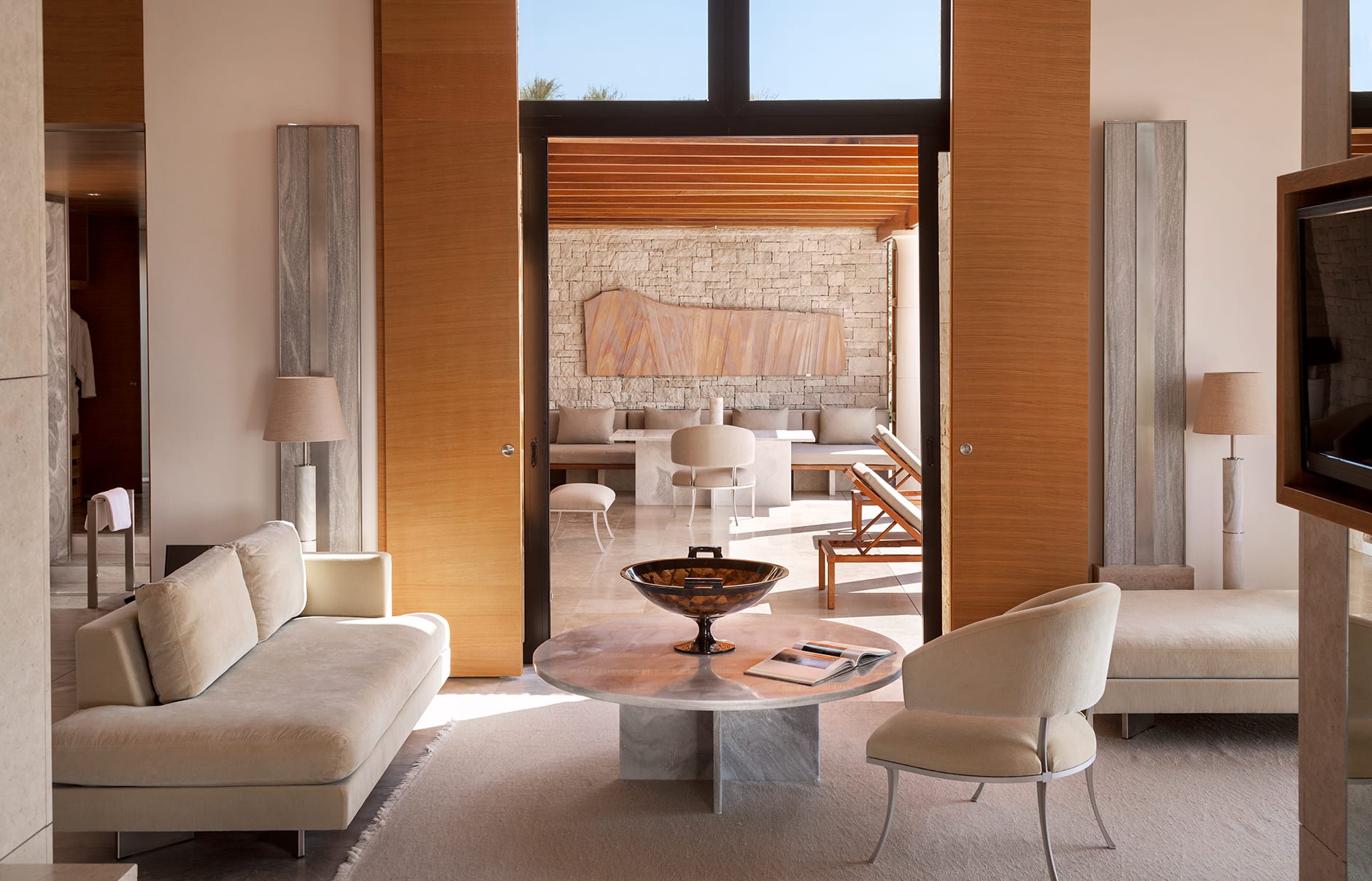 Amanzoe, Porto Heli, Peloponnese, Greece. Luxury Hotel Review by TravelPlusStyle. © Aman Resorts