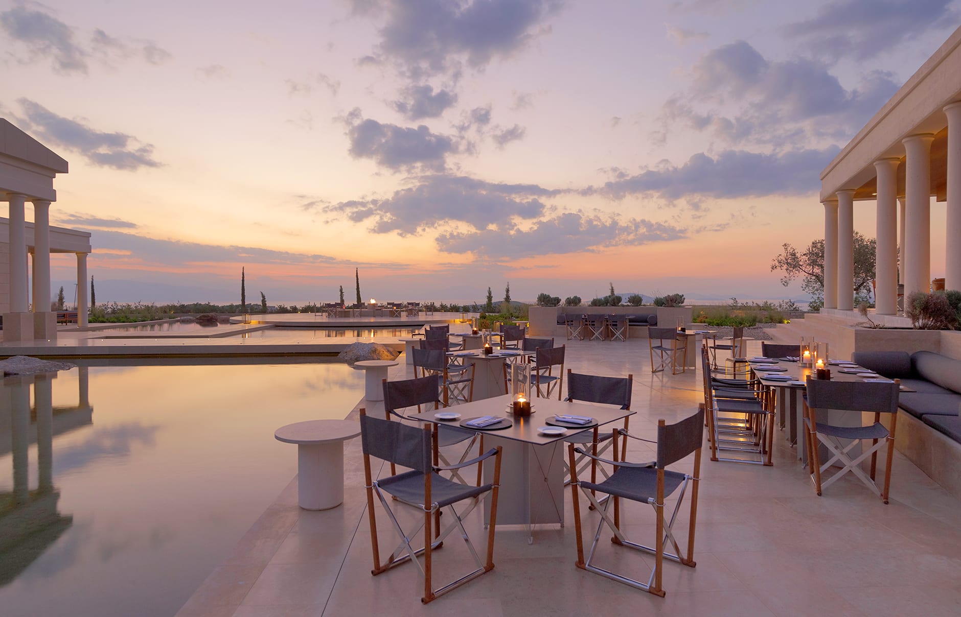 Amanzoe, Porto Heli, Peloponnese, Greece. Luxury Hotel Review by TravelPlusStyle. © Aman Resorts