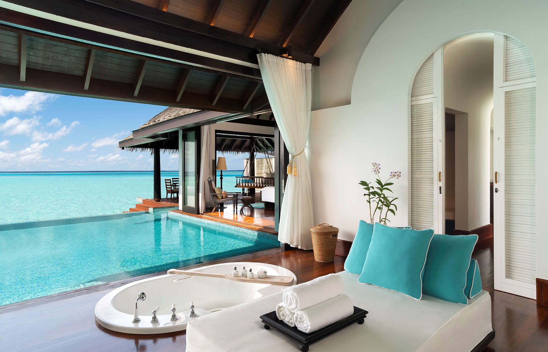 Anantara Kihavah Maldives Villas, Maldives. Hotel Review by TravelPlusStyle. Photo © Anantara Hotels & Resorts 