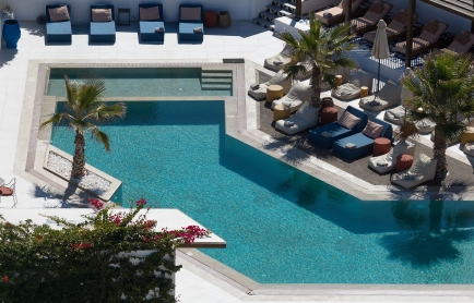 Andronis Minois, Paros, Greece. Hotel Review by TravelPlusStyle. Photo © Andronis