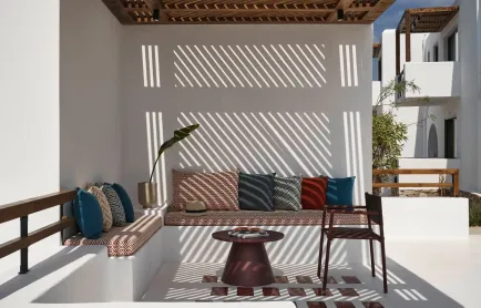 Andronis Minois, Paros, Greece. Hotel Review by TravelPlusStyle. Photo © Andronis