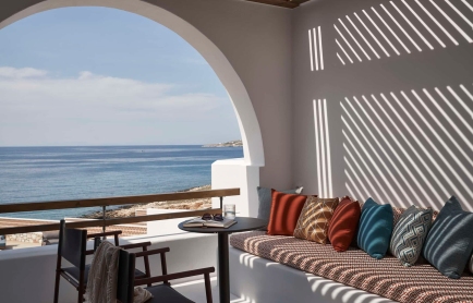 Andronis Minois, Paros, Greece. Hotel Review by TravelPlusStyle. Photo © Andronis