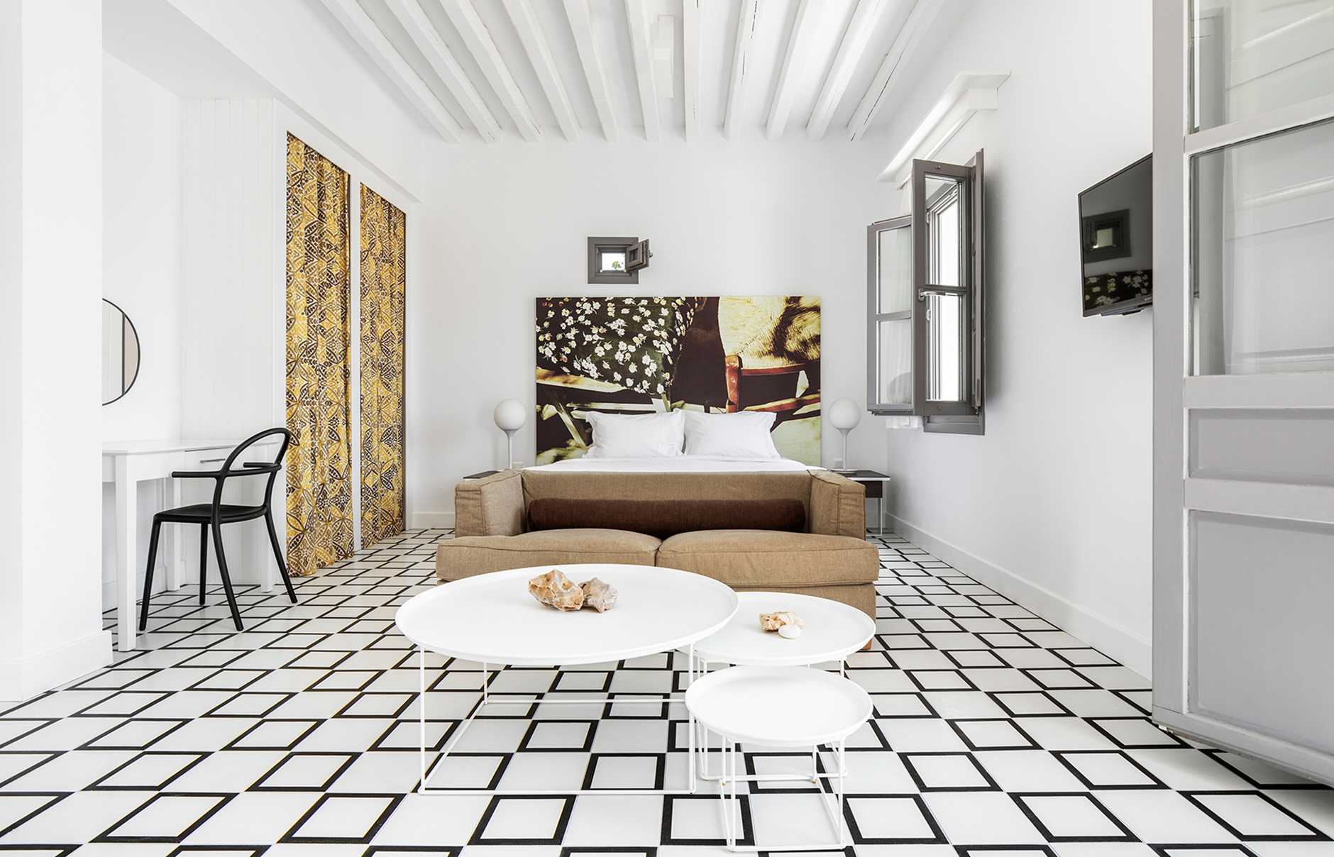 Anemi Hotel, Folegandros, Greece. Hotel Review by TravelPlusStyle. Photo © Anemi Hotel Elegant_Sea_View_Room_1
