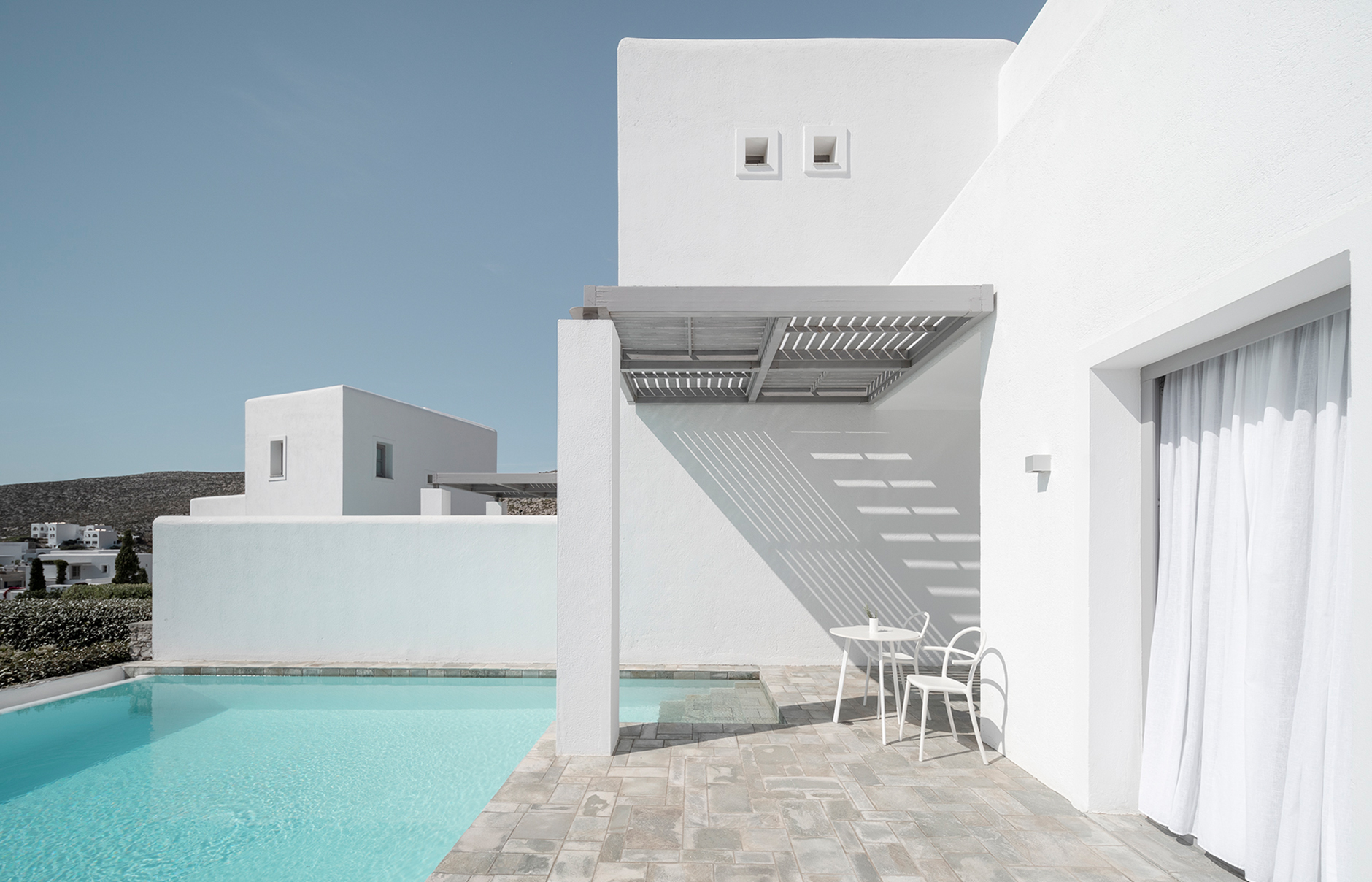 Anemi Hotel, Folegandros, Greece. Hotel Review by TravelPlusStyle. Photo © Anemi Hotel Mediterranean_Sea_View_Suite_with_Private_Pool_2