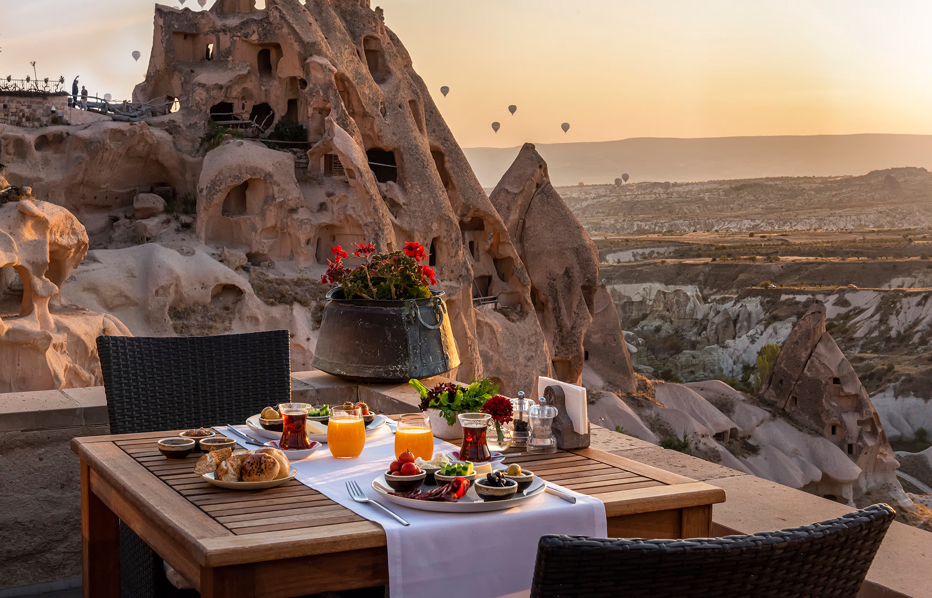 Argos in Cappadocia, Uchisar, Turkey. Hotel Review by TravelPlusStyle. Photo © Argos in Cappadocia Breakfast_at_Seki_Restaurant