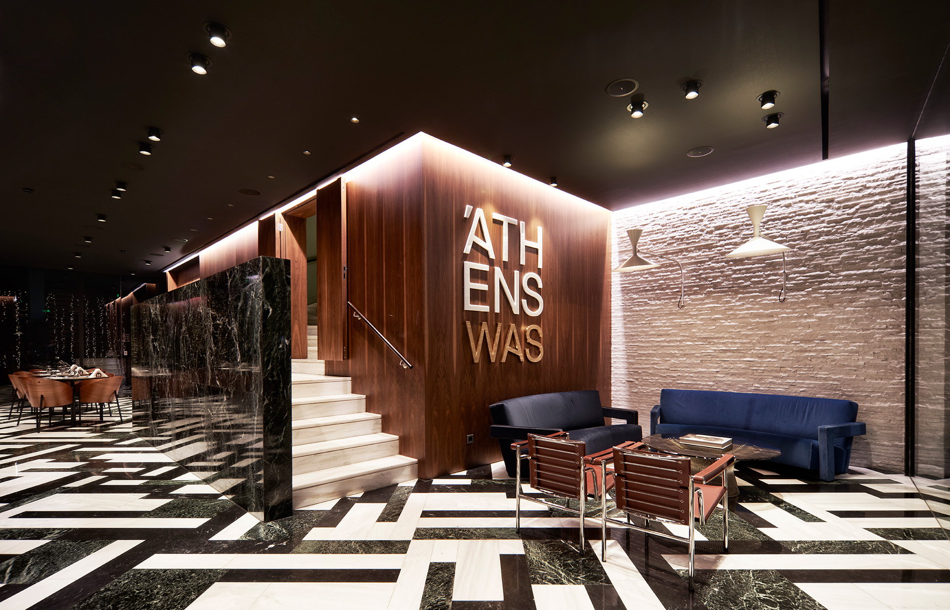 AthensWas Design Hotel, Athens, Greece. Luxury Hotel Review by TravelPlusStyle. Photo © AthensWas Lobby