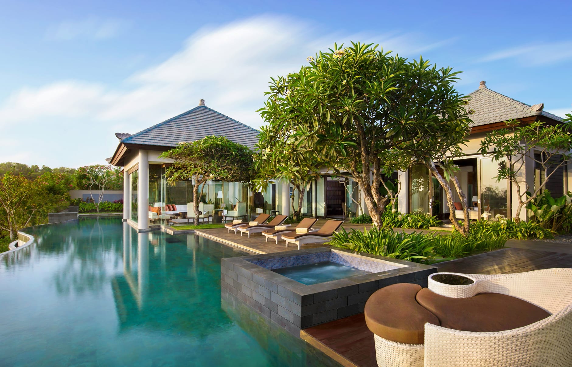 Umana Bali, LXR Hotels & Resorts, Bali, Indonesia. Hotel Review by TravelPlusStyle. Photo © Hilton exterior_daylight