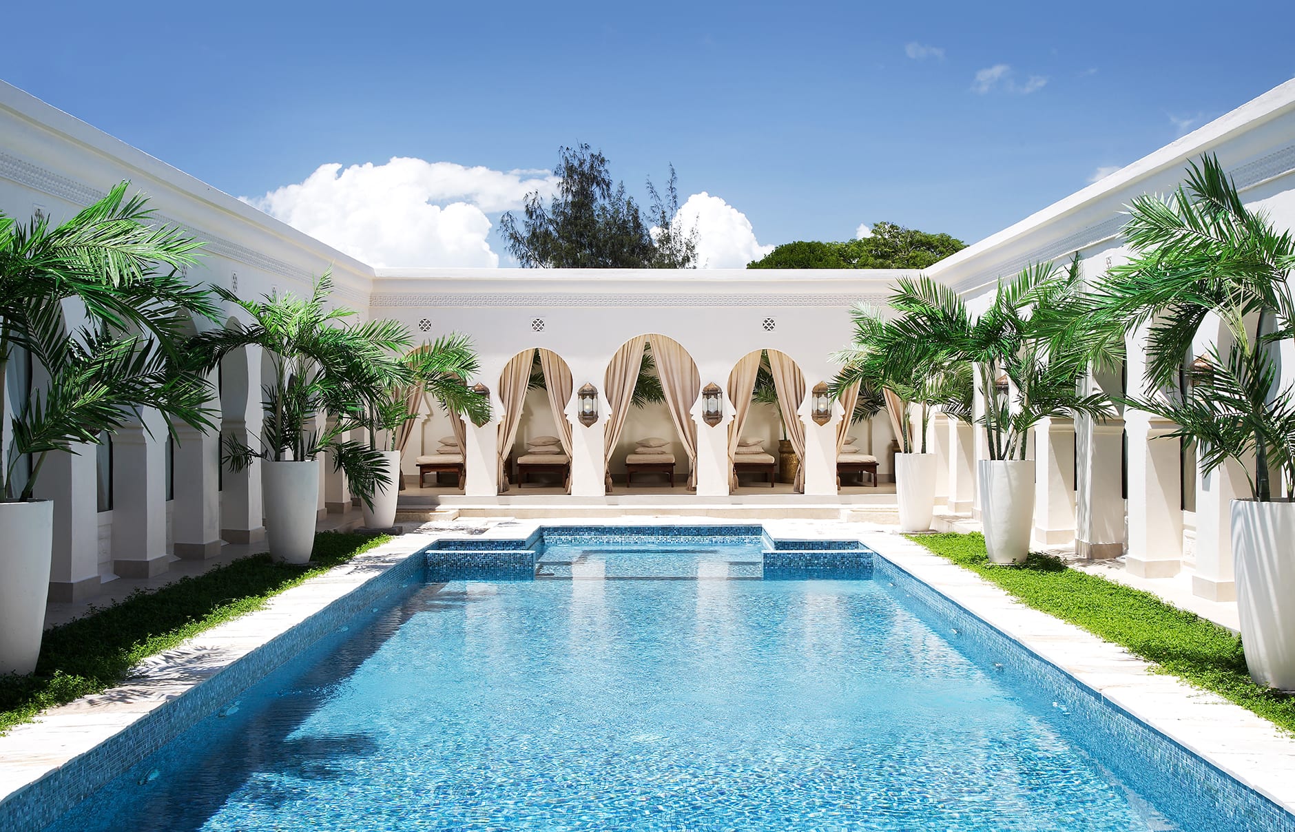 Main pool. Baraza Resort & Spa, Zanzibar, Tanzania. Hotel Review by TravelPlusStyle. Photo © Baraza Resort & Spa