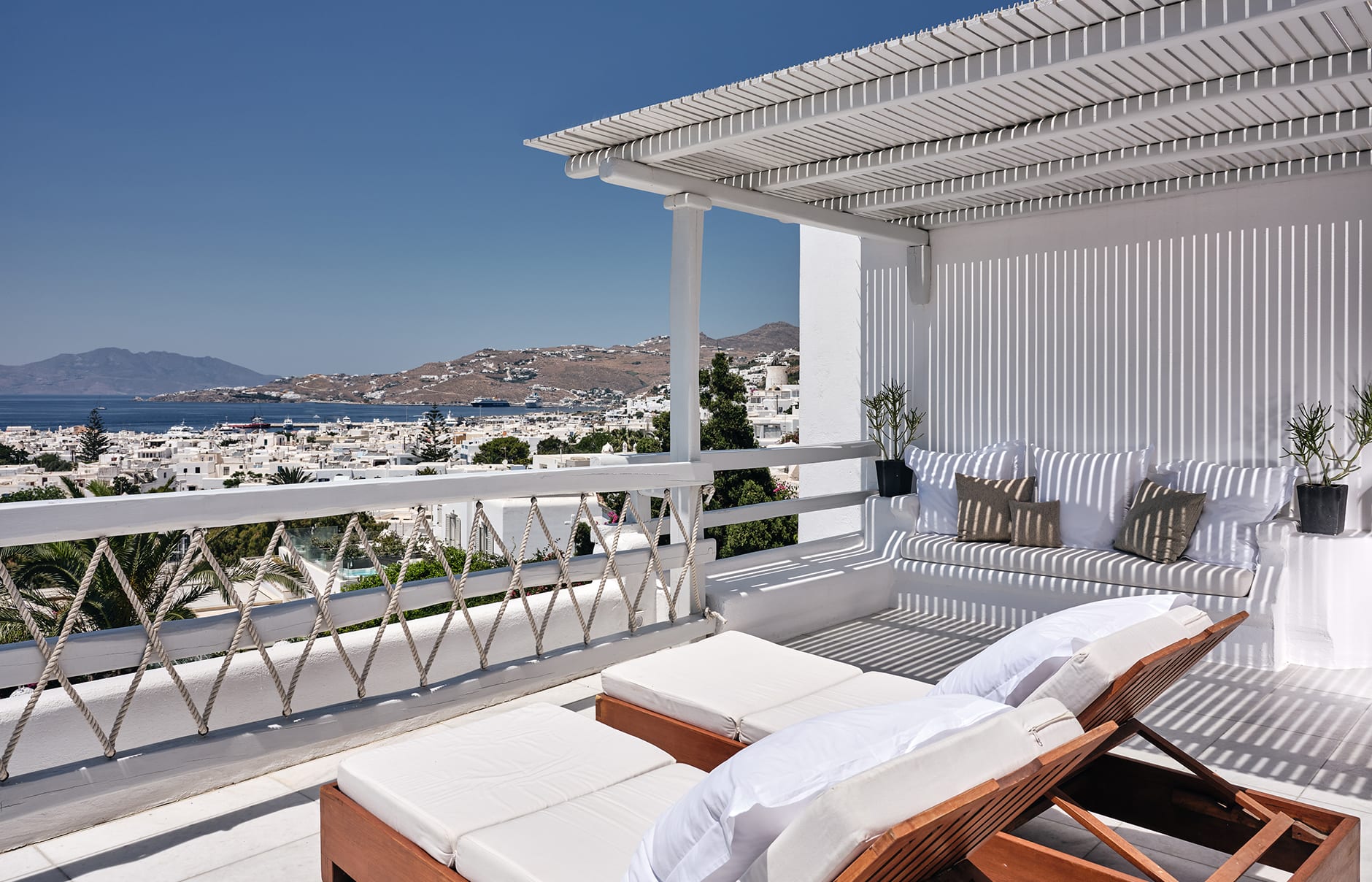 Belvedere Mykonos, Greece. Hotel Review by TravelPlusStyle. Photo © Belvedere Mykonos