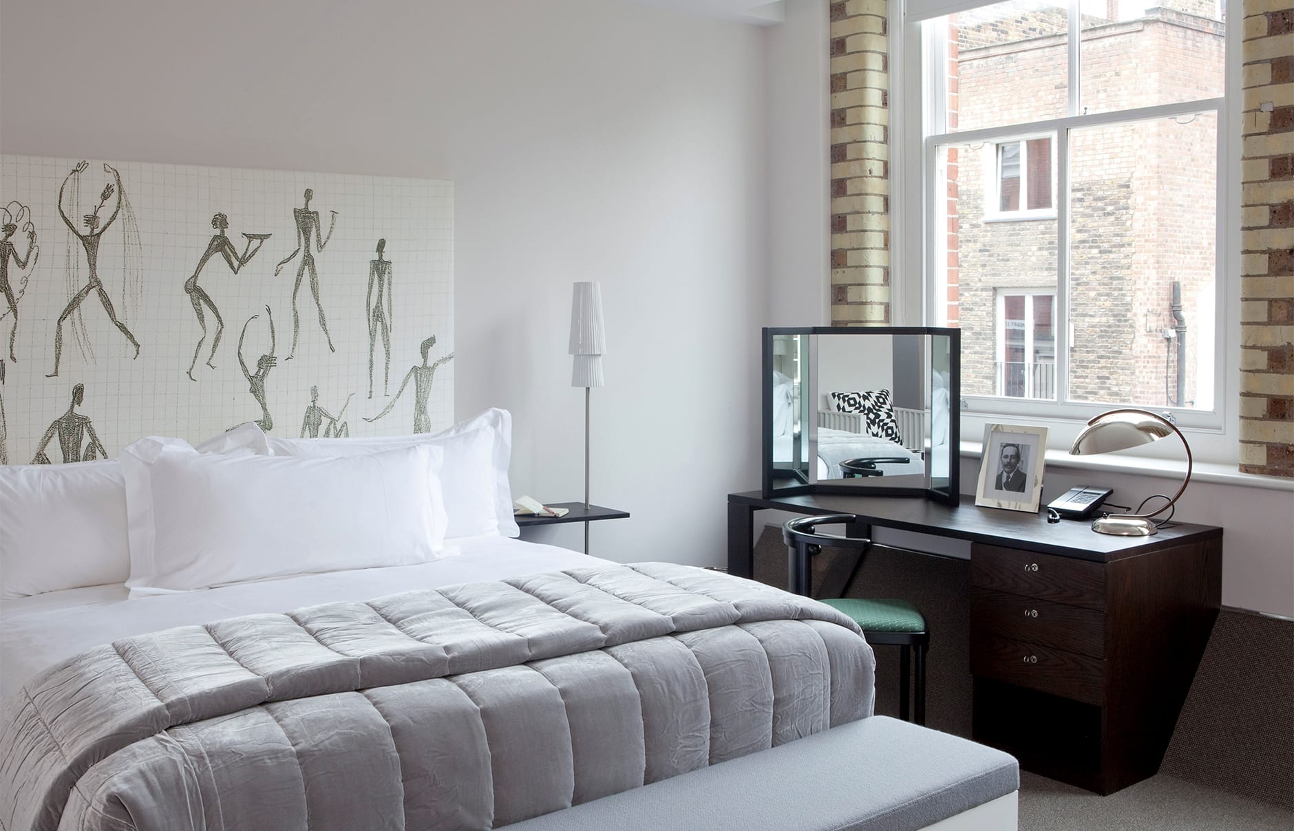 Boundary Shoreditch, London, UK. Hotel Review by TravelPlusStyle. Photo © Boundary boundary-boundary-bedroom-v2-r-3