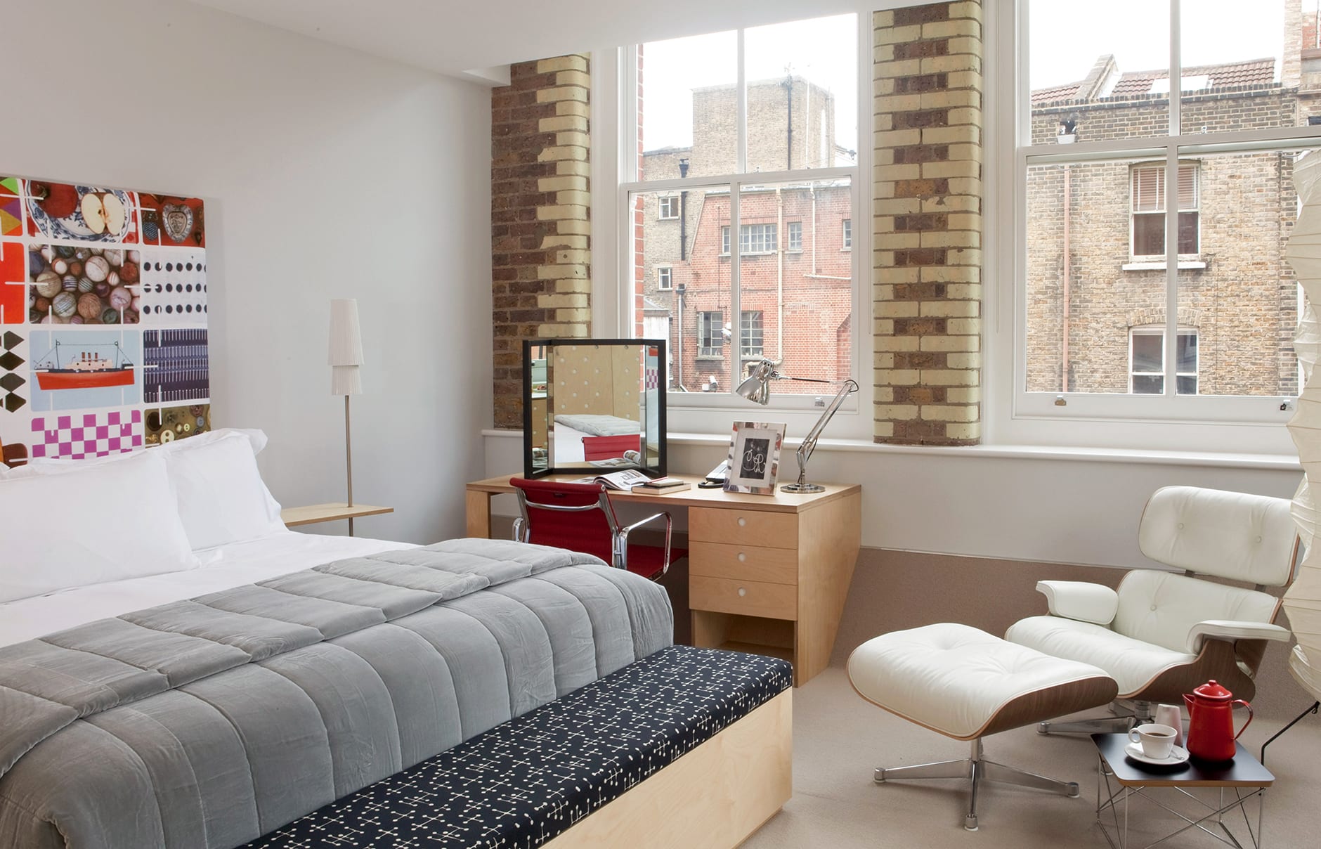Boundary Shoreditch, London, UK. Hotel Review by TravelPlusStyle. Photo © Boundary boundary-corner-room-r-r