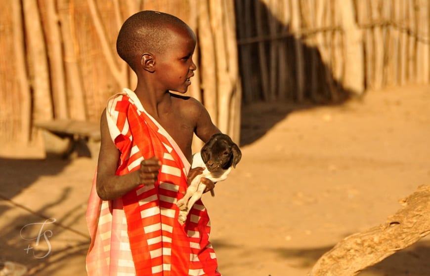 Maasai child in Shompole Conservancy. The Great Rift Valley, Kenya © Travel+Style