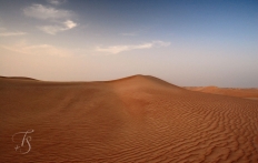 Desert dunes in Dubai © Travel+Style