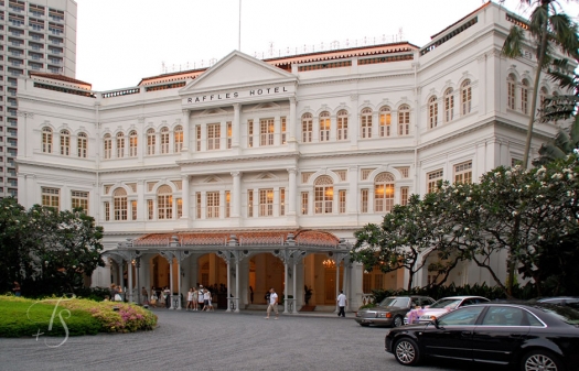 The world famous Raffles Hotel in Singapore. © Travel+Style