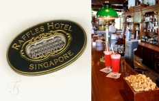 Raffles Hotel, Long Bar. Singapore. © Travel+Style