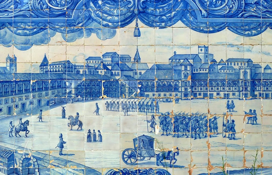 Ceramic Tile Art in Lisbon, Portugal © Travel+Style