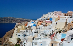 The town of Oia. Santorini, Greece. © Travel+Style