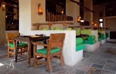 Restaurant Dining on the Sand. Six Senses Zighy Bay, Oman. © TravelPlusStyle.com