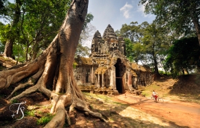 North Gate, Angkor Thom, Siem Reap. Cambodia. ©Travel+Style