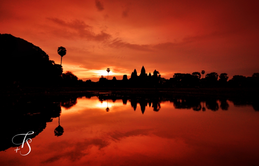 Sunrise at Angkor Wat, Cambodia. ©Travel+Style