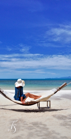 Quiet Beach, Four Seasons Resort Koh Samui. © Travel+Style