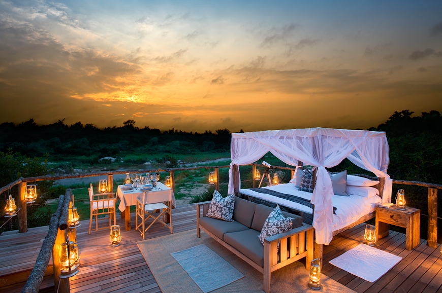 The Tinyeleti Treehouse. © Lion Sands Private Game Reserve