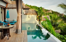 Villa Pool Deck, Four Seasons Resort Koh Samui.  © Travel+Style