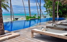 Infinity Pool, Four Seasons Resort Koh Samui. © Travel+Style