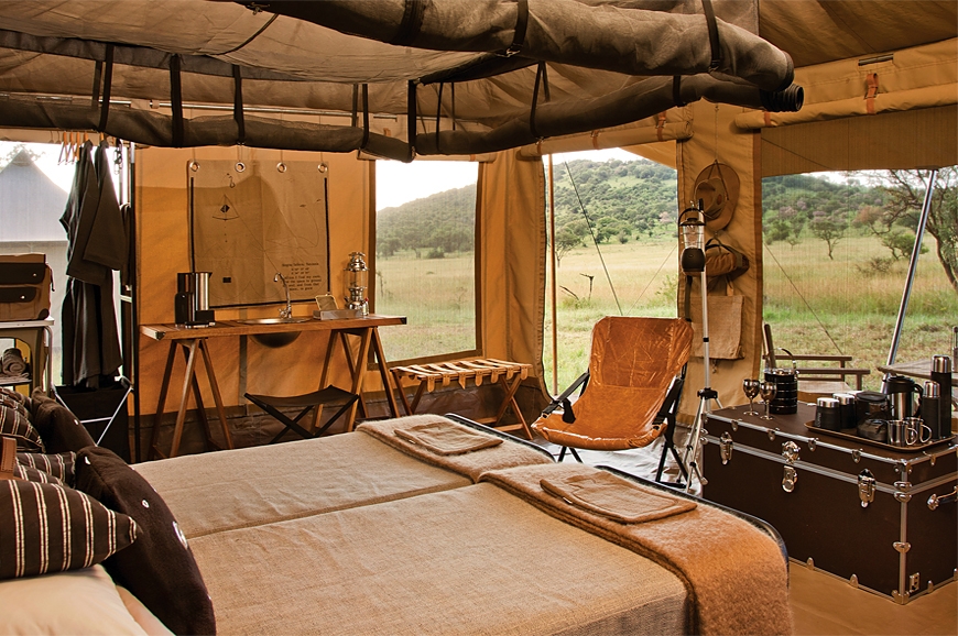 Singita Explore Mobile Tented Camp, Tanzania. TravelPlusStyle.com