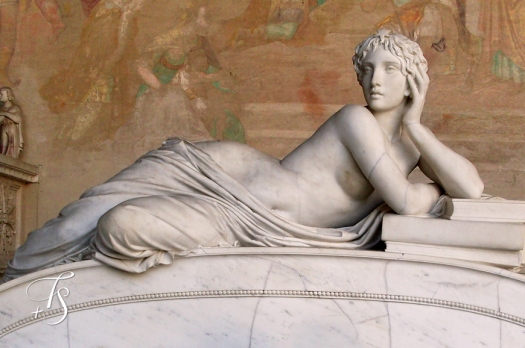 Pisa Campo Santo, detail from Tomb of Ottaviano Fabrizio Mossotti © Travel+Style