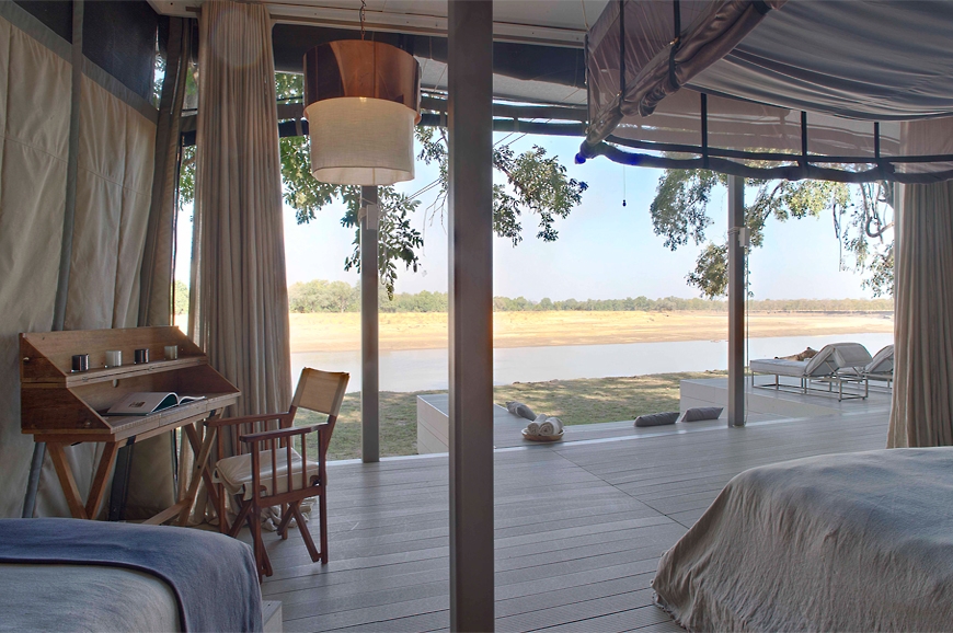 Villa. Chinzombo Camp, Zambia. travelplusstyle.com