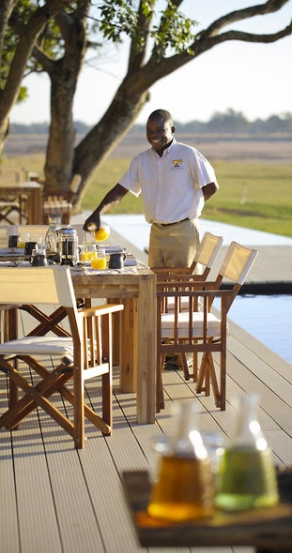Breakfast. Chinzombo Camp, Zambia. travelplusstyle.com