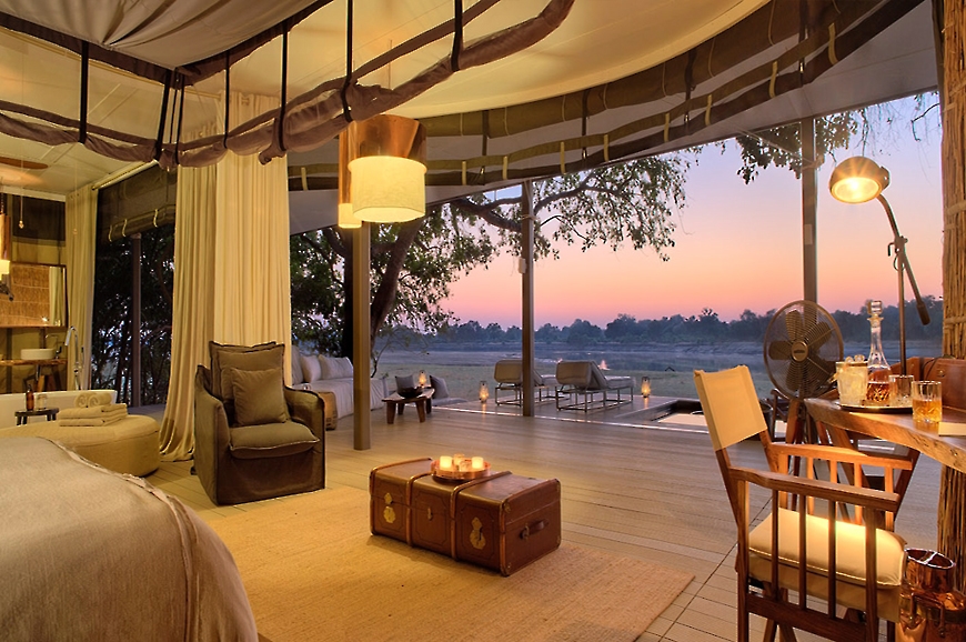 View. Chinzombo Camp, Zambia. travelplusstyle.com