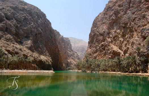 Wadi Shab, Oman. © Travel+Style