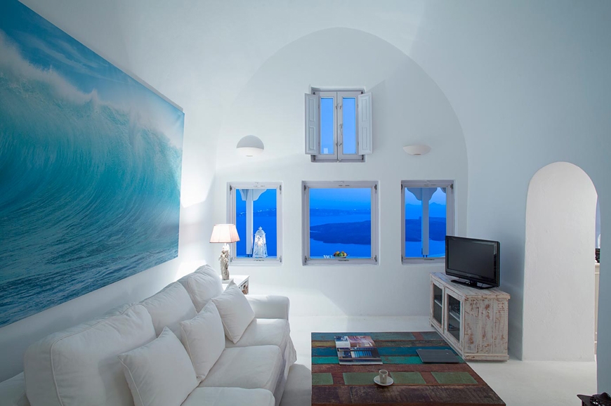 Villa Gaia, Santorini, Greece. TravelPlusStyle.com
