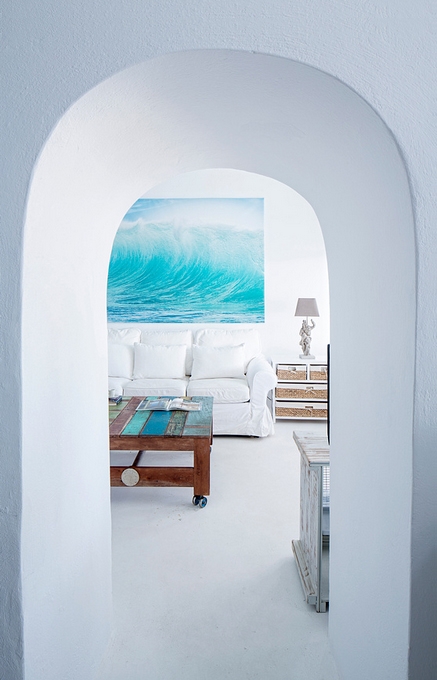Villa Gaia, Santorini, Greece. TravelPlusStyle.com
