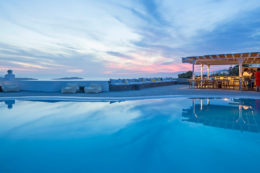 Boheme Hotel, Mykonos. TravelPlusStyle.com