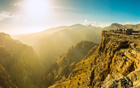 Panorama. Alila Jabal Akhdar, Nizwa, Oman. Hotel Review by TravelPlusStyle. Photo © Alila Hotels and Resorts