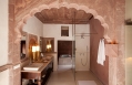 Heritage Suite bathroom. Raas Jodhpur, India. Luxury Hotel Review by TravelPlusStyle. Photo © Rass