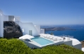 Villa Private Pool & General View. Grace Hotel Santorini, Greece. Luxury Hotel Review by TravelPlusStyle. Photo © Auberge Resorts Collection